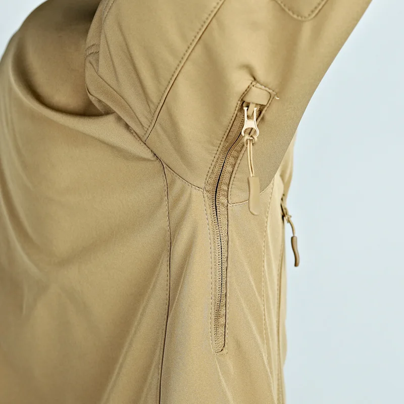 Winter Fleece Jacket Men Soft Shell Tactical Coat Airsoft Hunting Clothes Windbreakers - Image 5